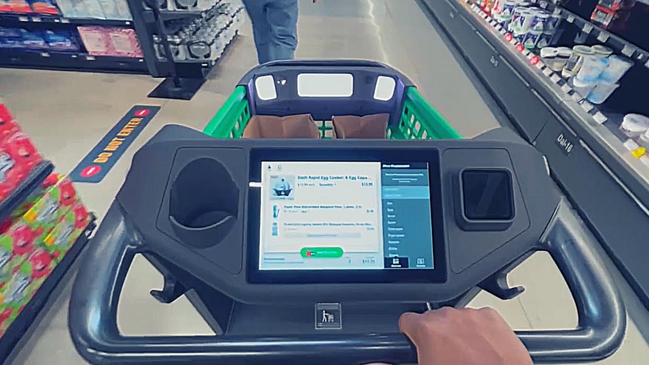 AMAZON FRESH DASH CART IN IRVINE, CA!