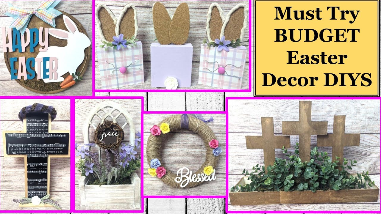 🐇⛪ 6 MUST TRY BUDGET EASTER DIYS | DOLLAR TREE DIYS | MAGNOLIA DESIGN CO | SPRING DECOR DIY ⛪🐇