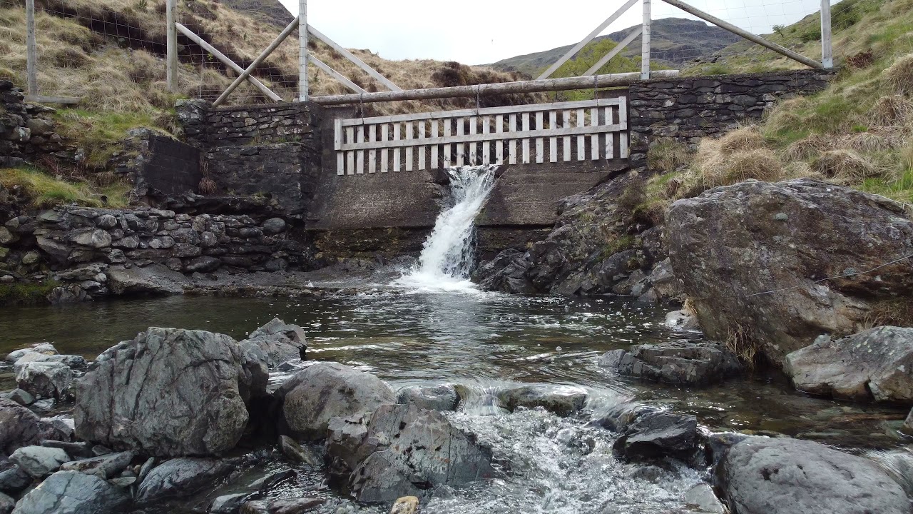 England 4k drone video Haweswater Reservoir , Lake district UK