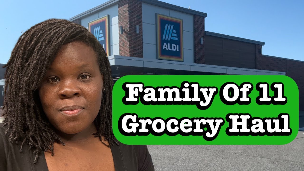 Покупка продуктов в ALDI: семья из 11 человек