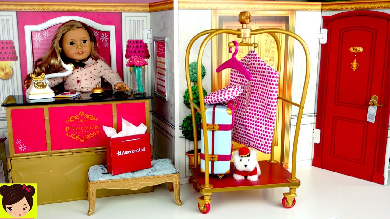 Hotel de Juguete para Muñecas Habitacion y Baño  - American Girl Grand Hotel