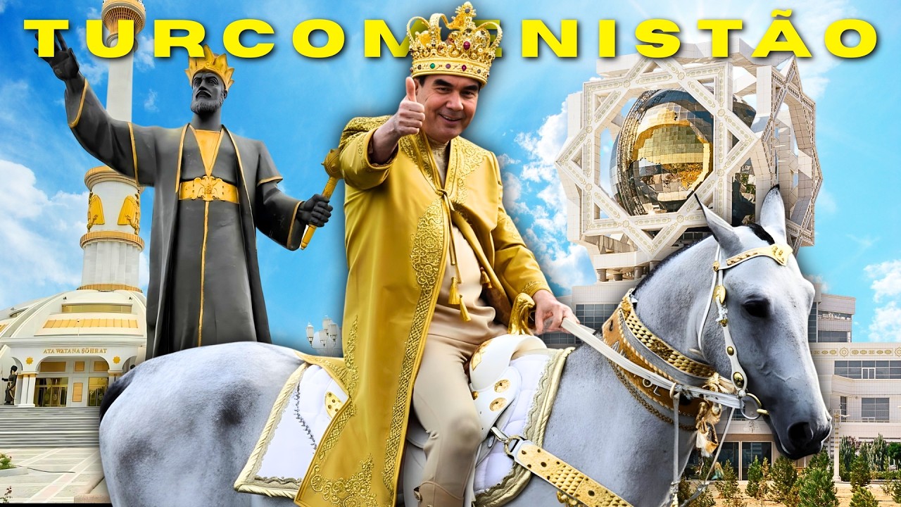 A Vida no TURCOMENISTÃO: A Ditadura Mais BIZARRA do Planeta