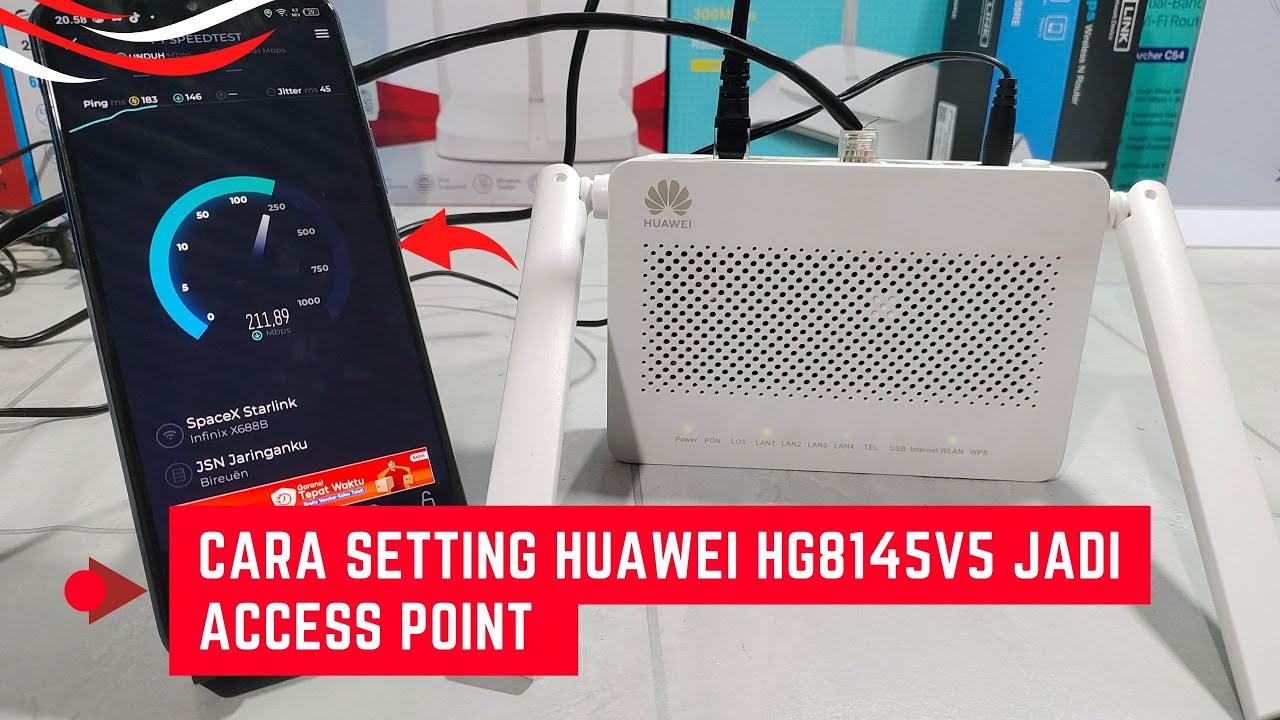Cara Setting Huawei HG8145V5 Jadi Access Point Sampai Berhasil