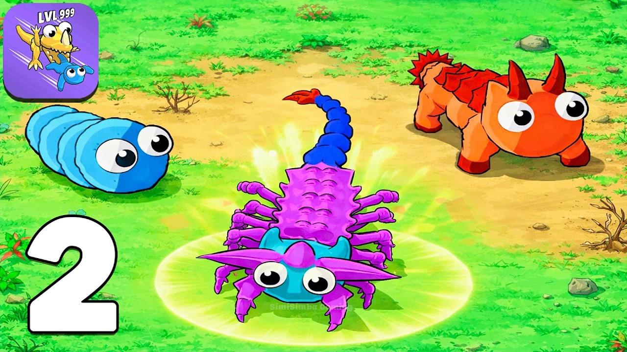 🧬Eat to Evolve Gameplay Walkthrough Levels 1&ndash;5 Eat Food, Grow & Transform (Android,iOS)