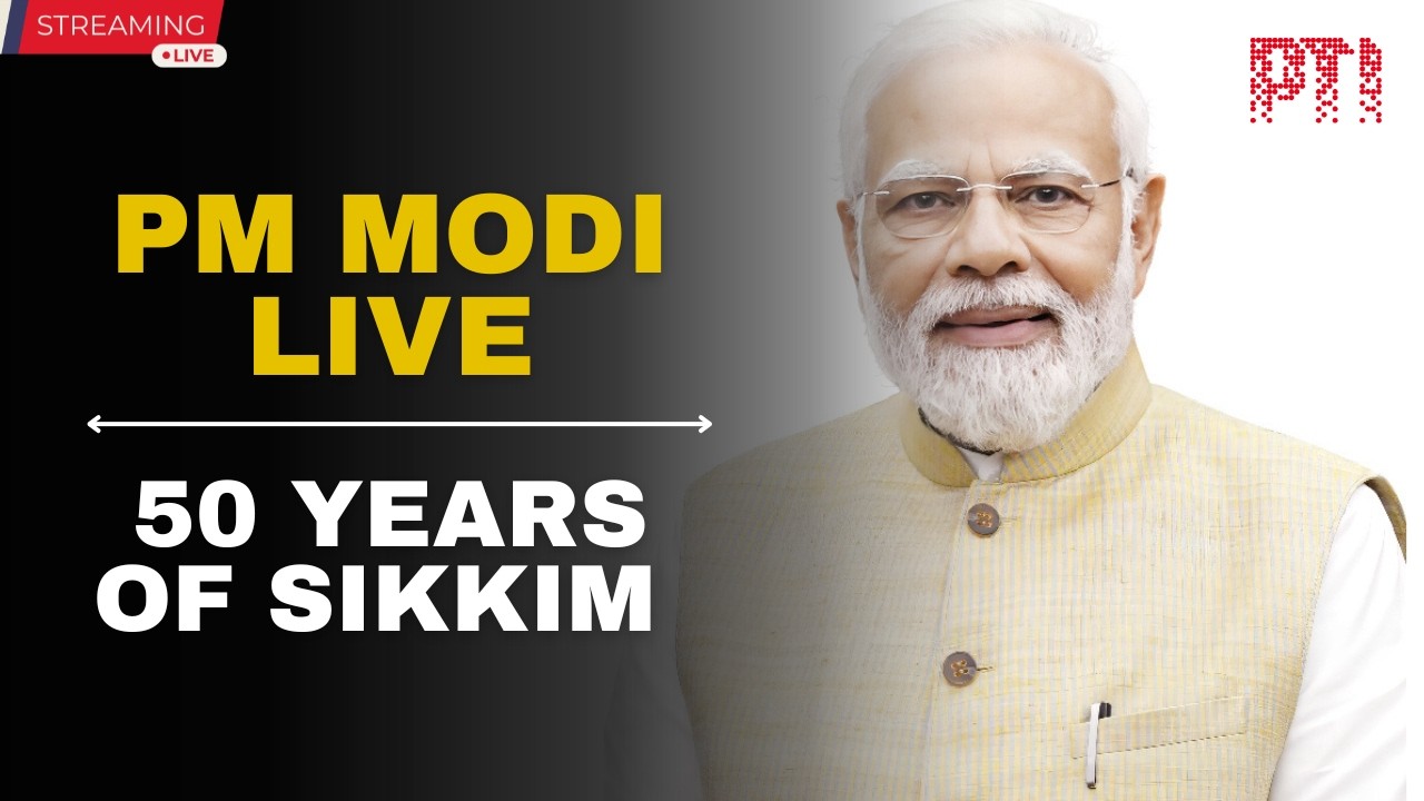 LIVE: PM Modi at closing ceremony of Sikkim&rsquo;s 50 years of statehood celebrations