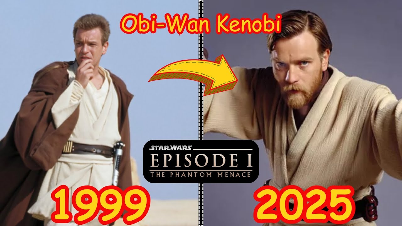 Star Wars: Episode I - The Phantom Menace Cast (1999 - 2025) - Real Name and Age - Then Vs Now