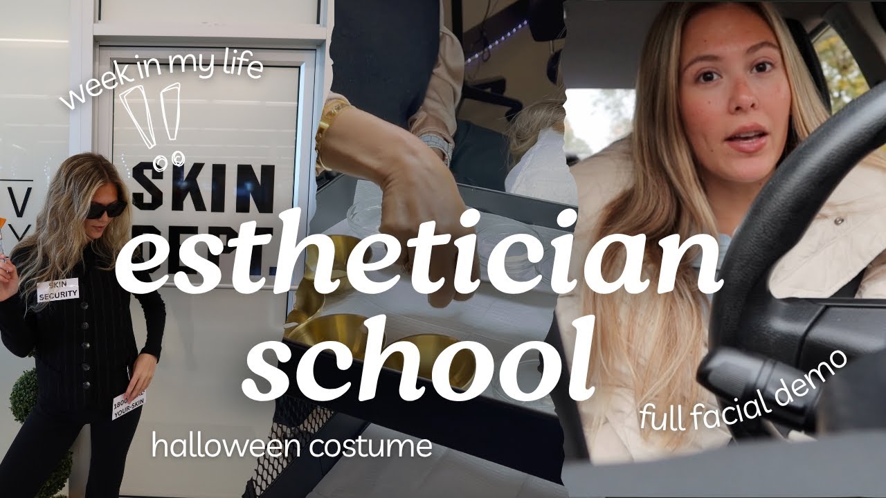 Week in the life: esthetician student and facial demos!