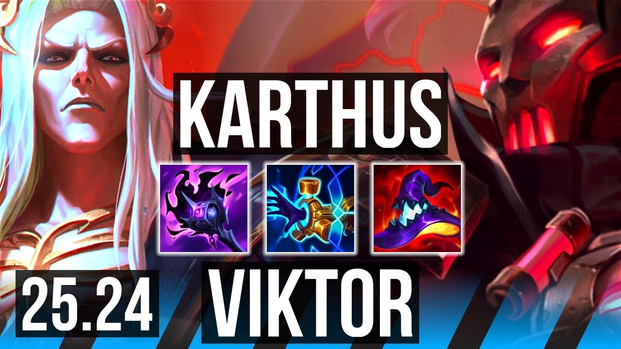 KARTHUS vs VIKTOR (MID) | BR Grandmaster | 25.24