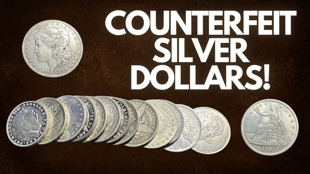 Counterfeit Silver Morgan, Trade and Peace Dollars Come Into The Store! FAKE!!!