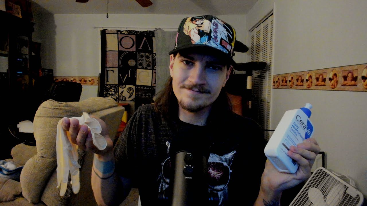 ASMR - Latex Glove Lotion Sounds
