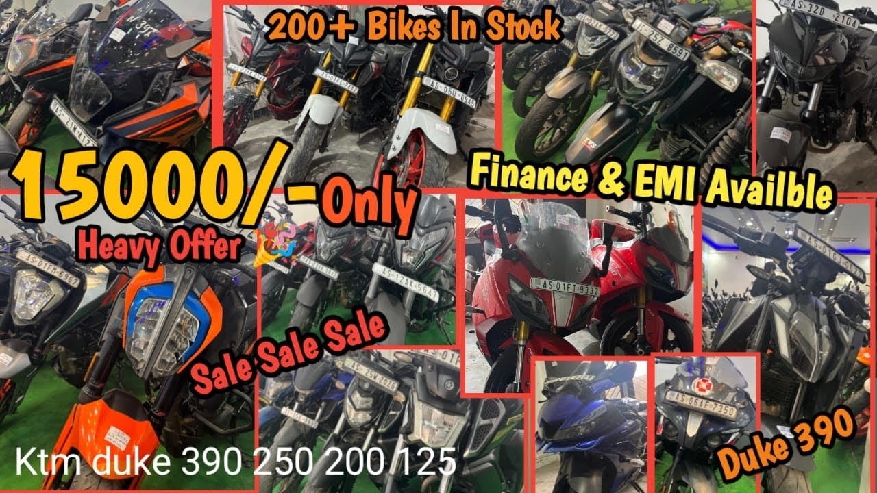 Only 15000/- KTM Duke 390 250 Mt 15 Ns Sale Sale Second Hand Bike Market In Guwahati || #usedbikes 
