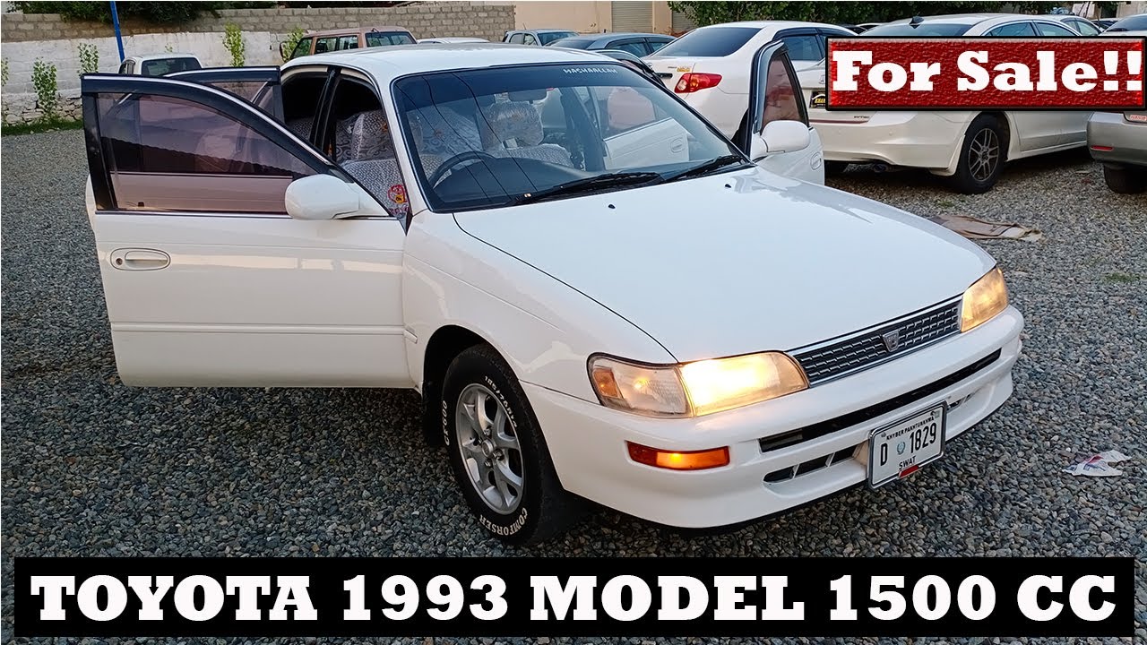 Toyota 1993 Model 1500 CC | Toyota 1993 Registered car Review | Corolla car 1993 for sale