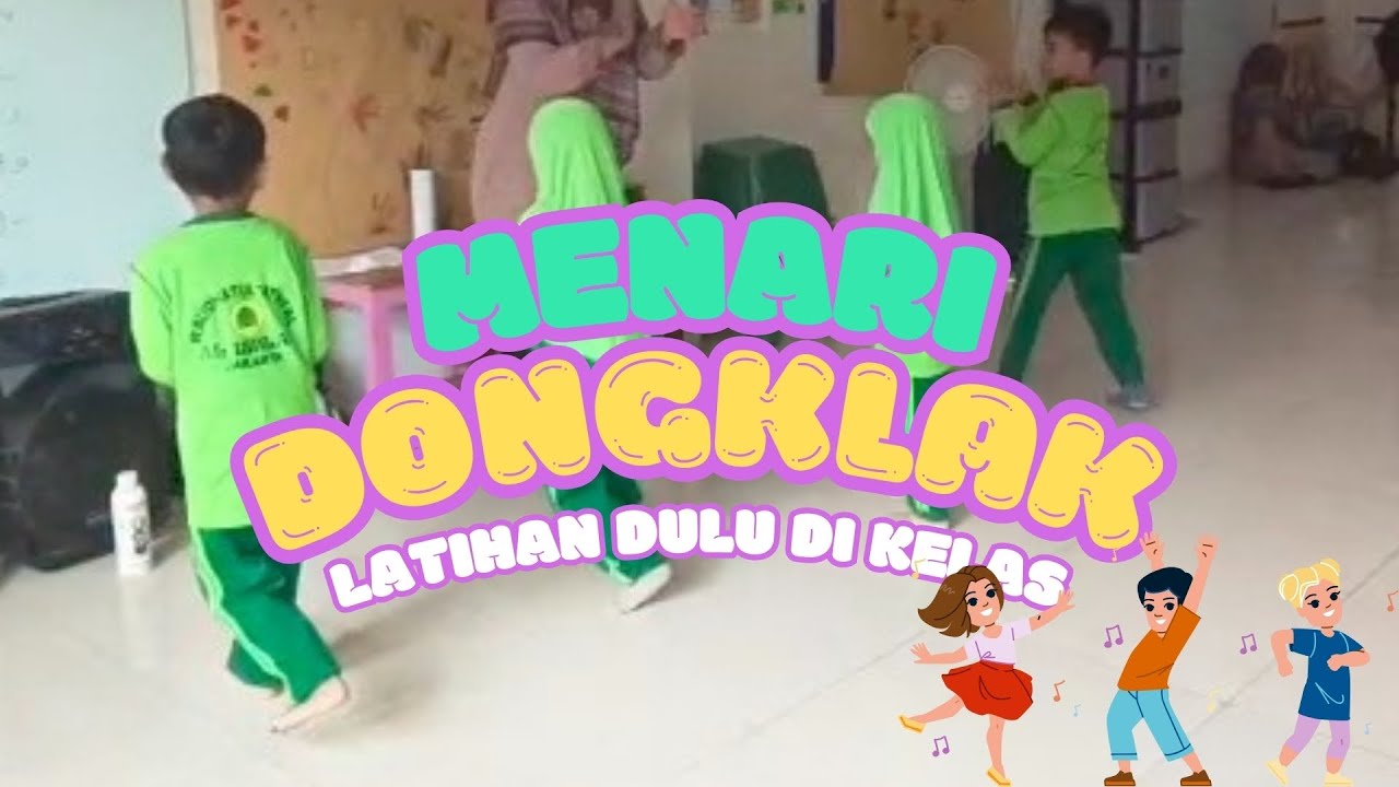 LATIHAN SEBELUM PENTAS SENI DI ANCOL - TARI MENARI DONGKLAK