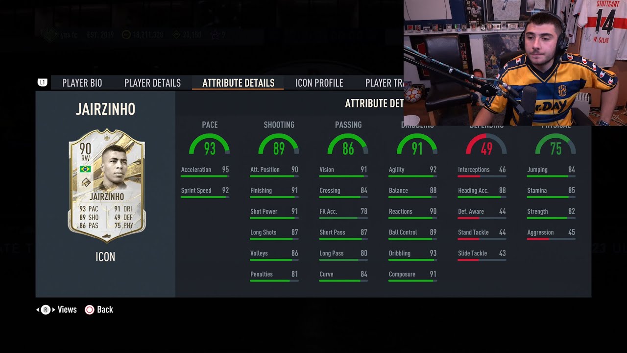 Danny Aarons reacts to 90 Jairzinho SBC