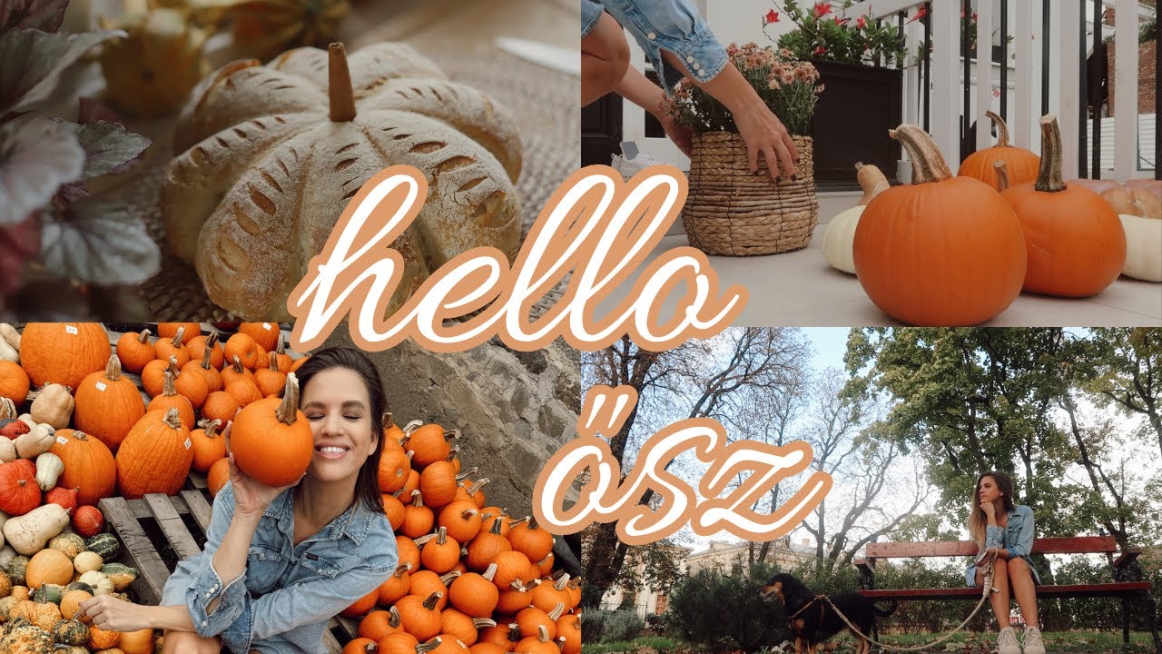 Hello ősz! 🍂🎃 // tökvásár, csajos est, tökformájú házi kenyér │ Karin Dragos