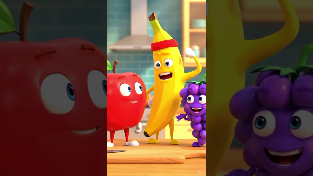 Fruit Friendship 🍎🍌🍇 | Funny Fruit Short Story | Kids & Family Fun