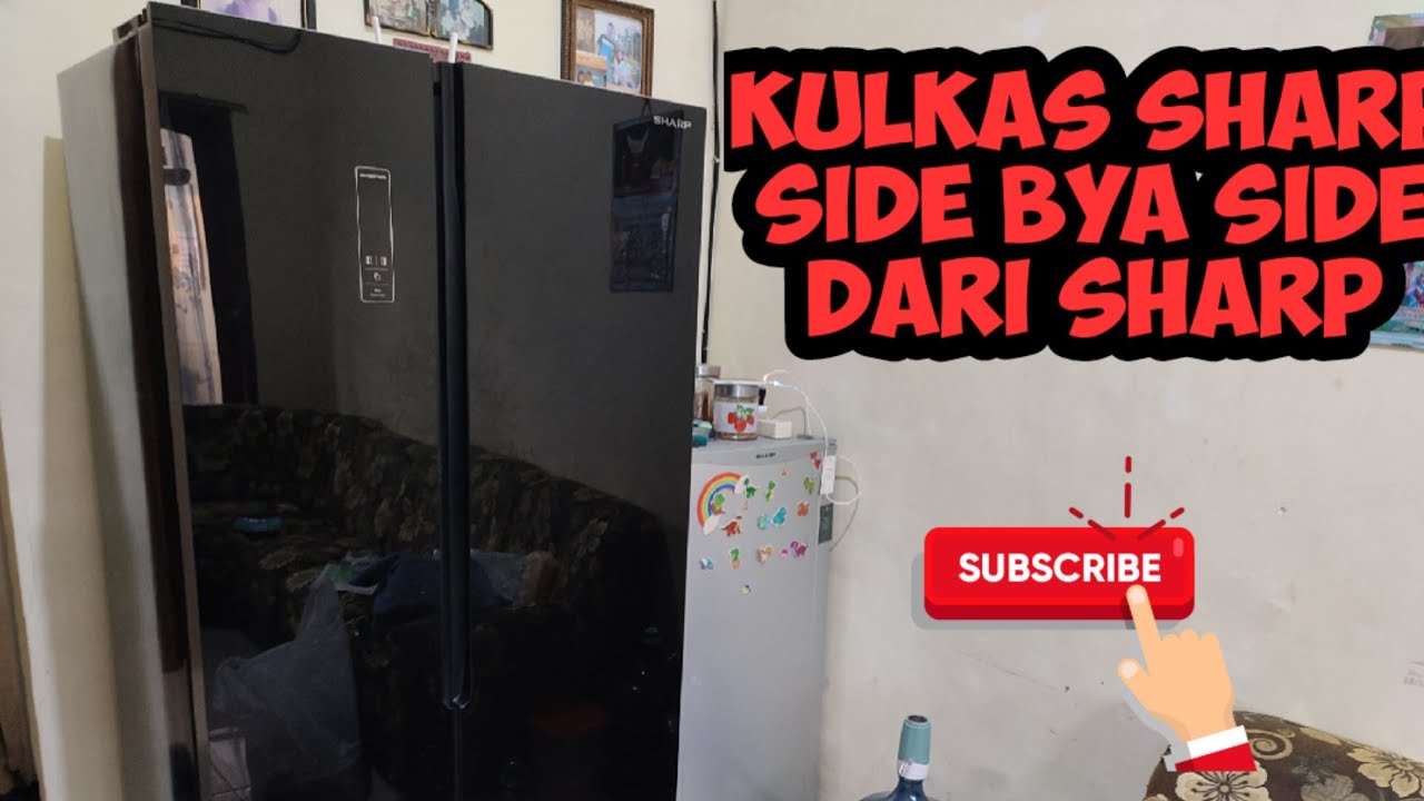 Kulkas Sharp SJ-IS61G Side by Side(jumbo)  Harga 10 juta !