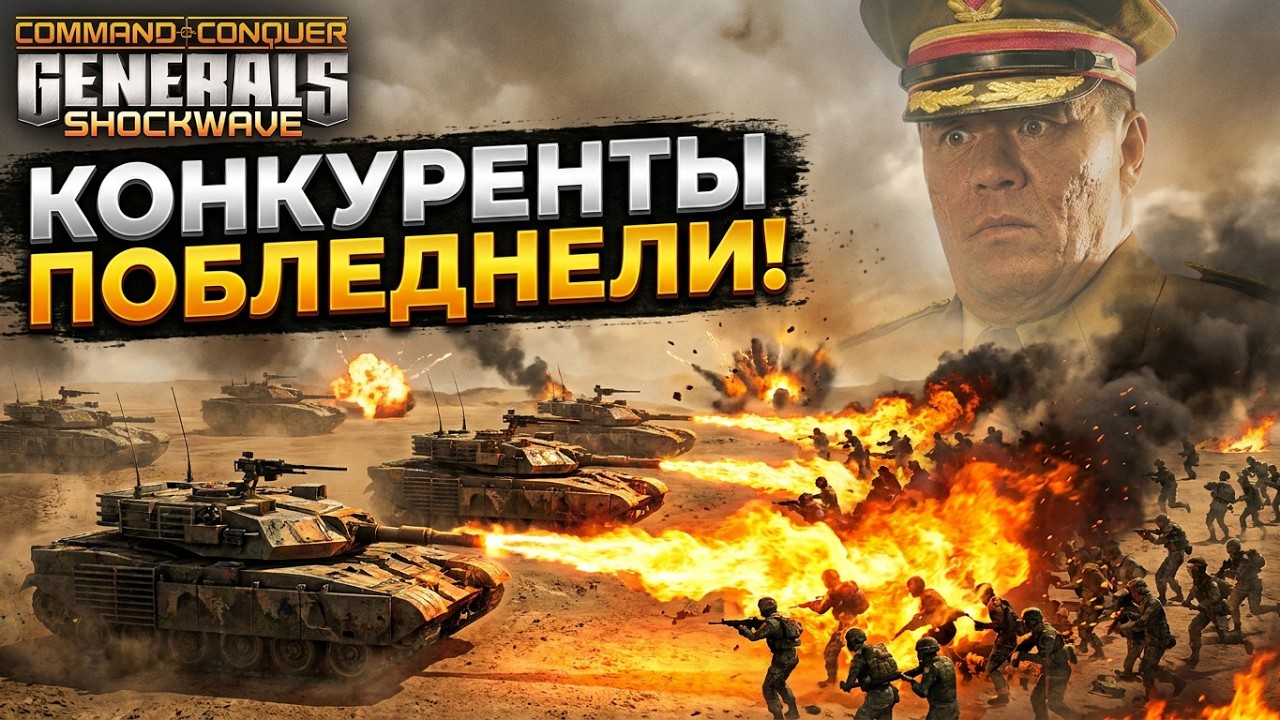 Мясные бои в шоквейве: конкуренты побледнели | #C&C #Generals #Shockwave