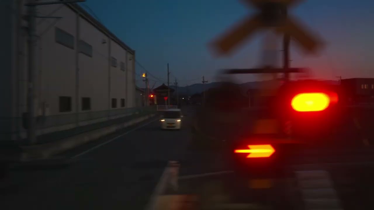 【睡眠用・休憩用】ASMR キハ25 走行音 ディーゼル気動車 参宮線 夕暮れ