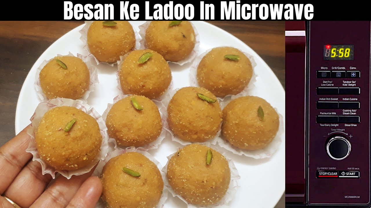 How To Make Besan Ladoo prefect Hacks Of Microwave/Oven. माइक्रोवेव रेसिपी बेसन लड्डु।