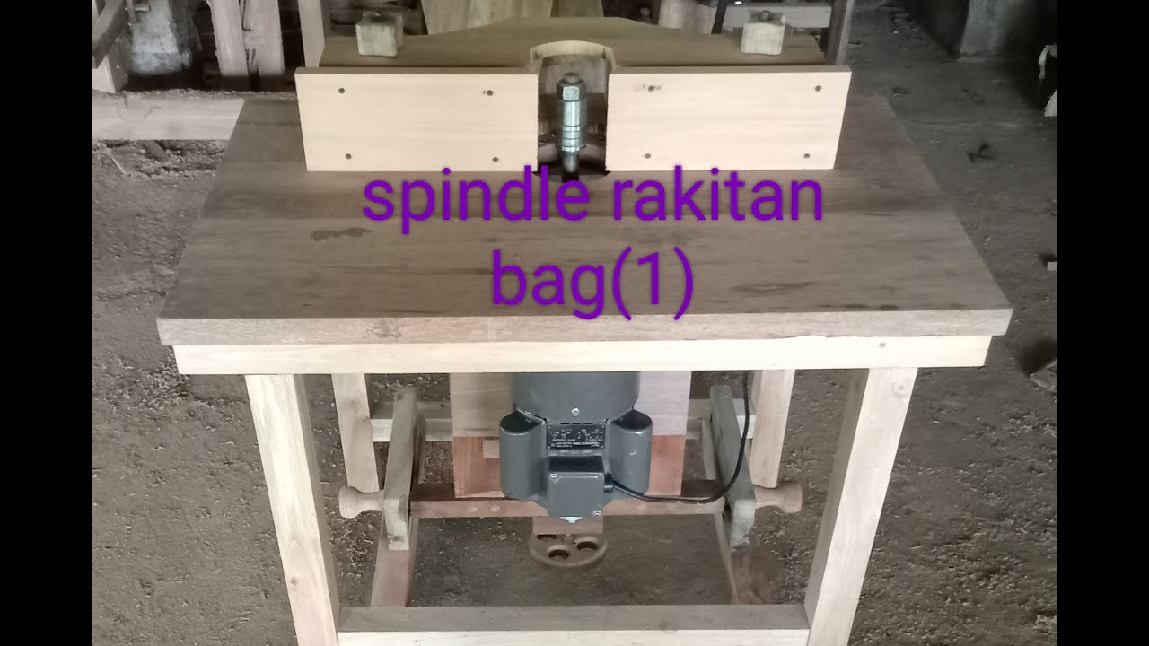 spindle rakitan bag(1) mesin propil duduk mengunakan material kayu, menggerakkan naik-turun