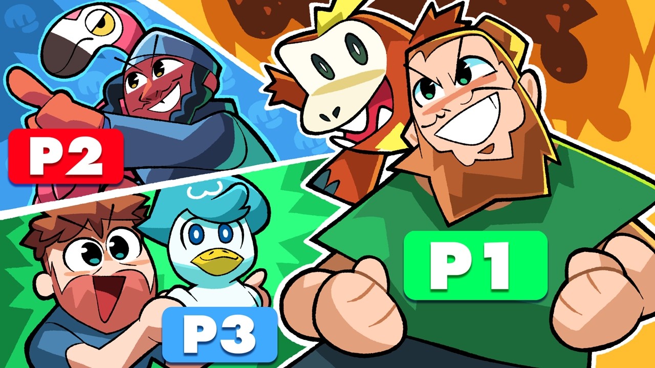 Мы попытались пройти игру Pokemon Scarlet в режиме Nuzlocke втроём.