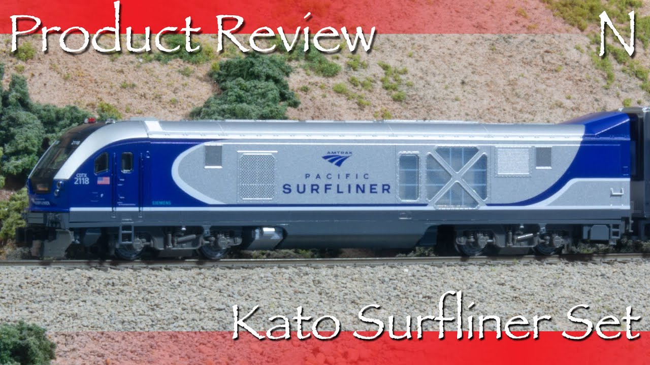 Surf's Up! - Unboxing and Product Review of Kato's N Scale 8-Unit Surfliner Train Set