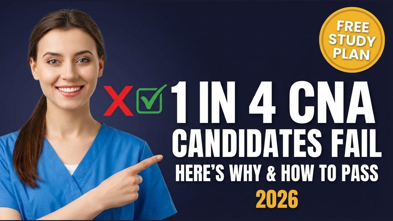 CNA Exam Pass Rate 2026: Why 1 in 4 Fail & How to Pass First Time
