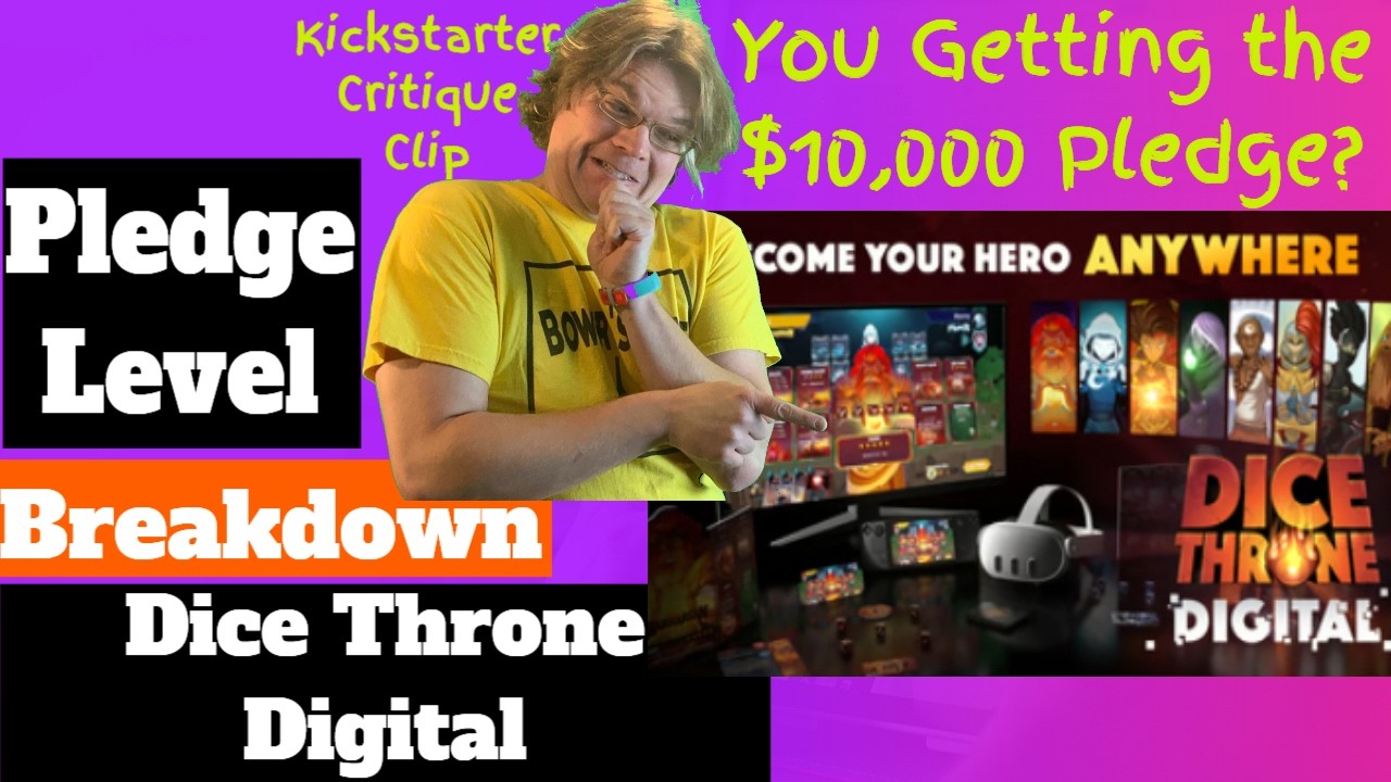 Компания Dice Throne Digital собрала 10 000 долларов?! Оценка системы вознаграждений на Kickstarter.