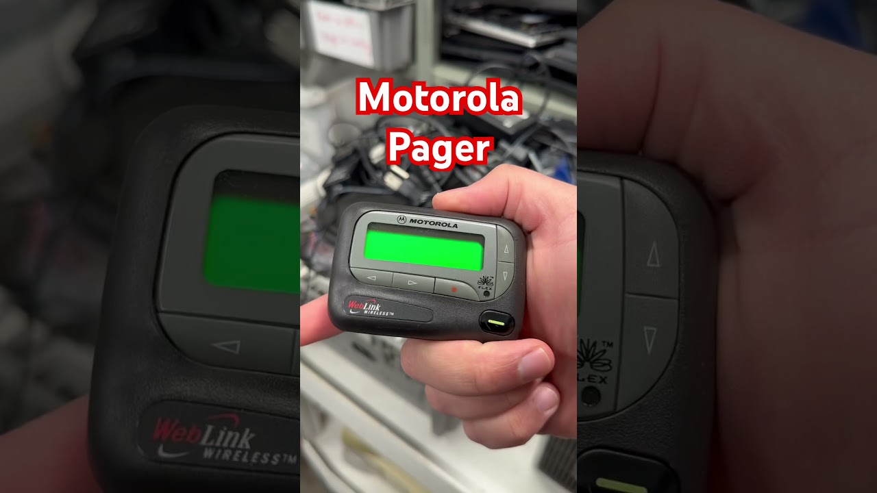 Motorola Pager 📟 Vintage Tech Nostalgia Tech