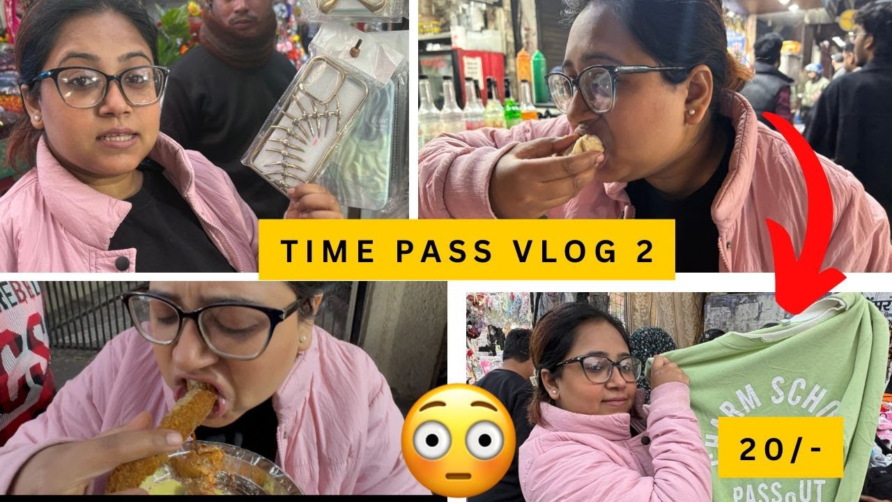 Tuesday Market tilak nagar sabkuch 20/- 😲| Time pass vlog 2 🥳 time pass karte karte kaha a gaye 🤣