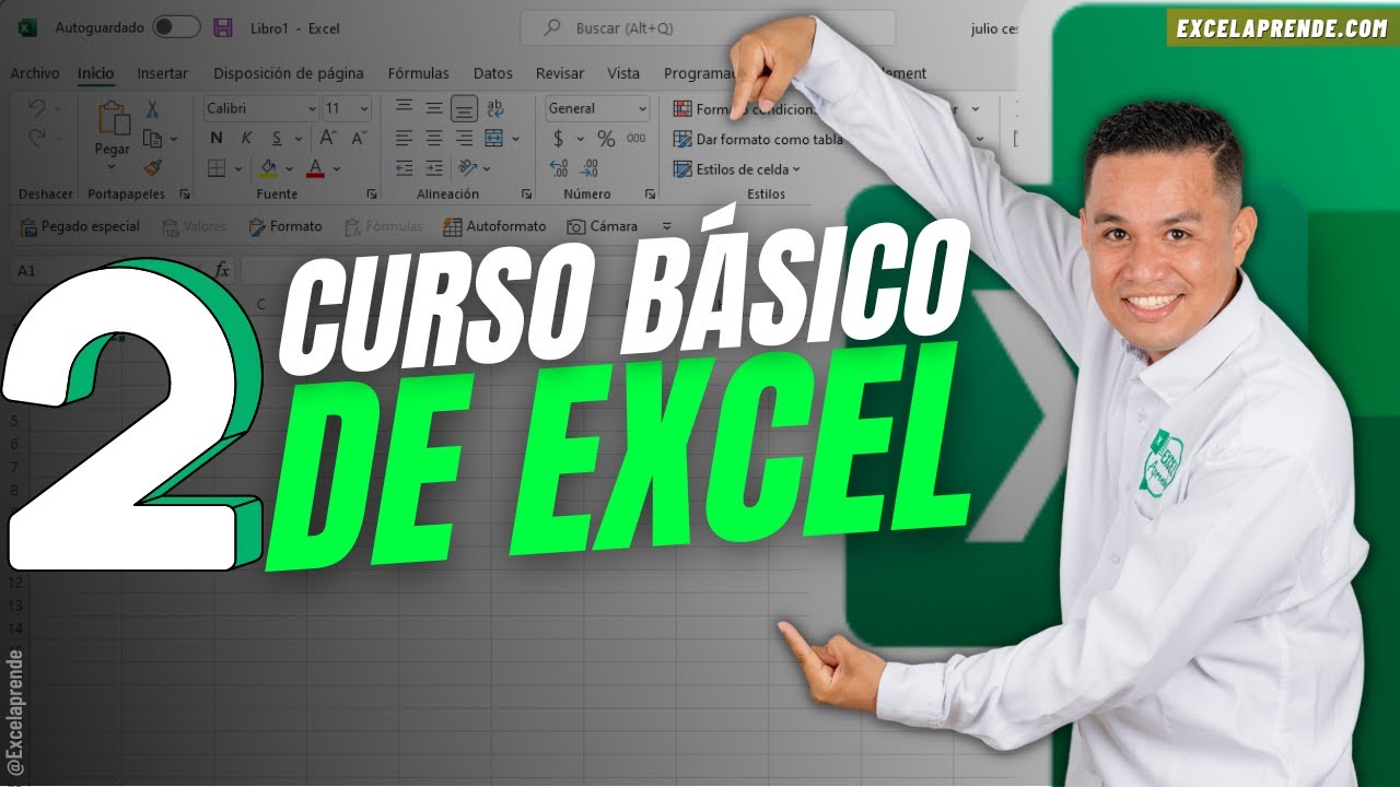 ✅ Clase 2 Curso b&aacute;sico de Excel | Datly Educaci&oacute;n