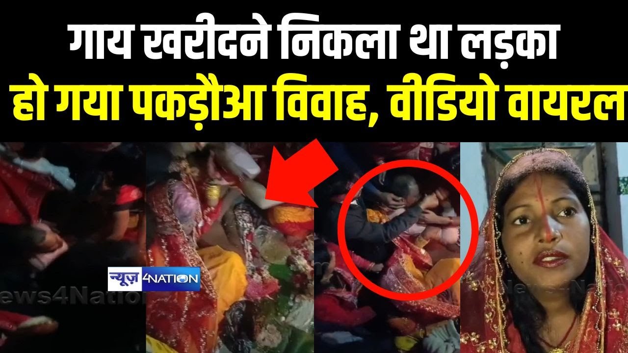 Pakadua Vivah : गाय खरीदने निकला था हो गया पकड़ौआ विवाह, Bihar में  शादी का Viral Video |