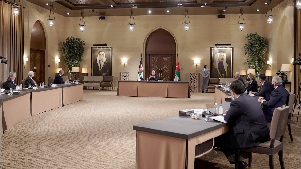 حديث جلالة الملك عبدالله الثاني خلال لقاء رئيس مجلس النواب ورؤساء الكتل النيابية