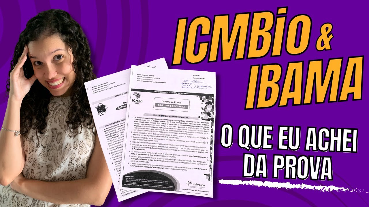 Minha an&aacute;lise sobre a prova do ICMBIO e do IBAMA - Concurso Cebraspe