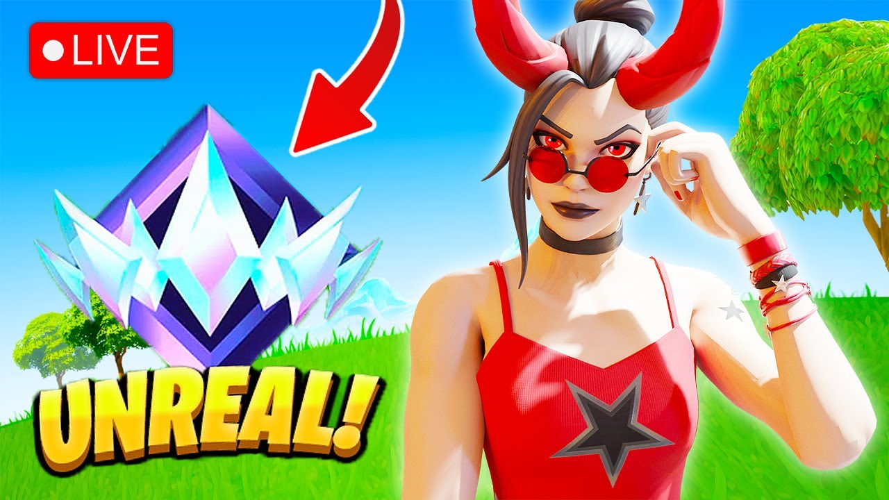 🔴LIVE - UNREAL RANKED GRIND! (Fortnite Chapter 5)