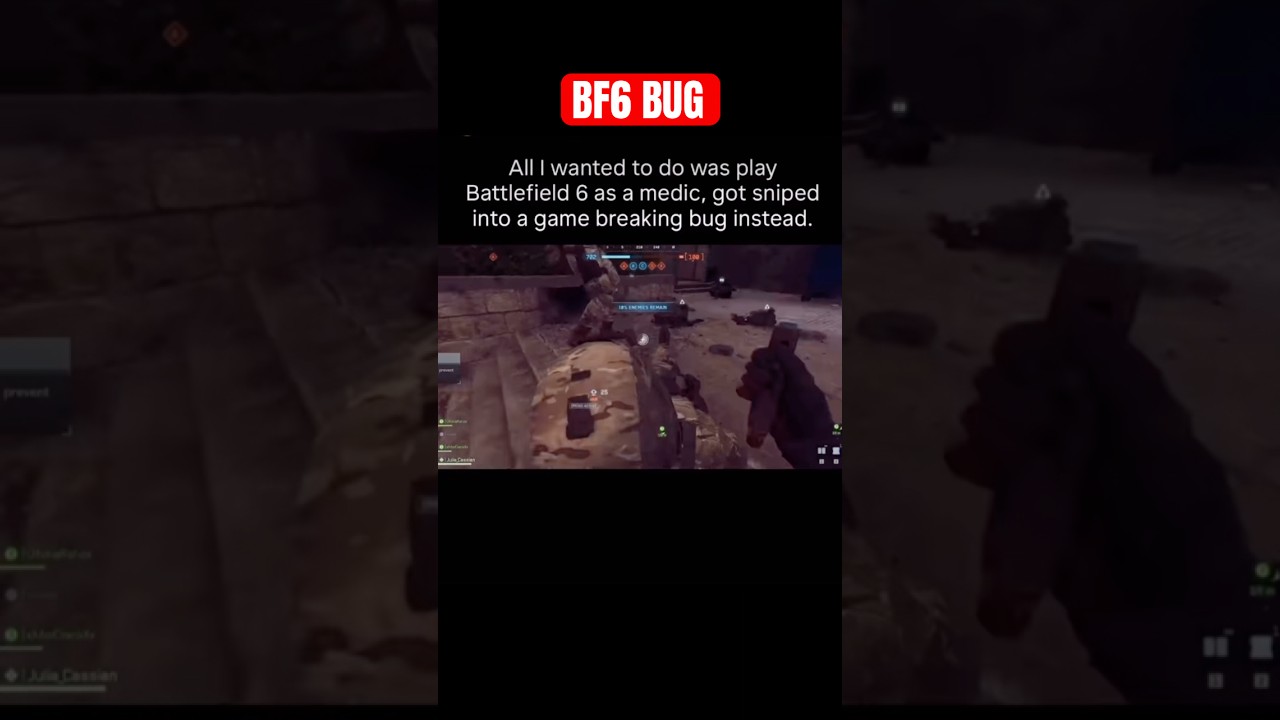 Battlefield 6 already has a Game BREAKING Bug #battlefield6 #bf6 #battlefield #bug #gaming