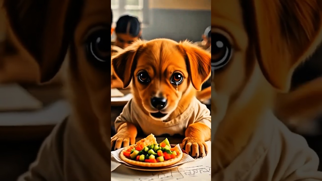 His Only Meal Was Ruined&hellip; But This Poor Puppy Never Gave Up 😭🐶#shorts #puppy #dogstory #emotional