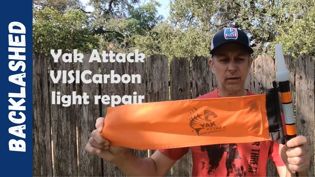 YakAttack Kayak Light Repair #kayakfishing #kayakdiy
