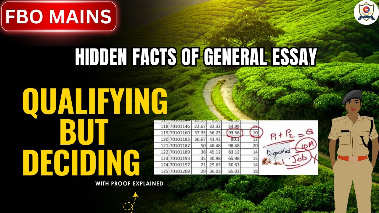 AP FBO MAINS & Thanedar General Essay Facts and Cut-off #appsc #apnews #fbo #abo #fso #thanedar
