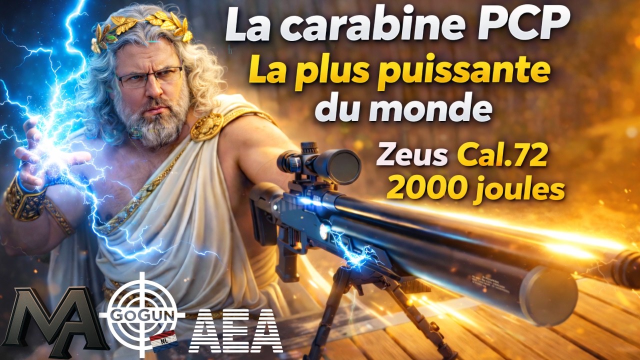 Je teste La carabine à plombs la plus puissante du monde ! 2000 joules