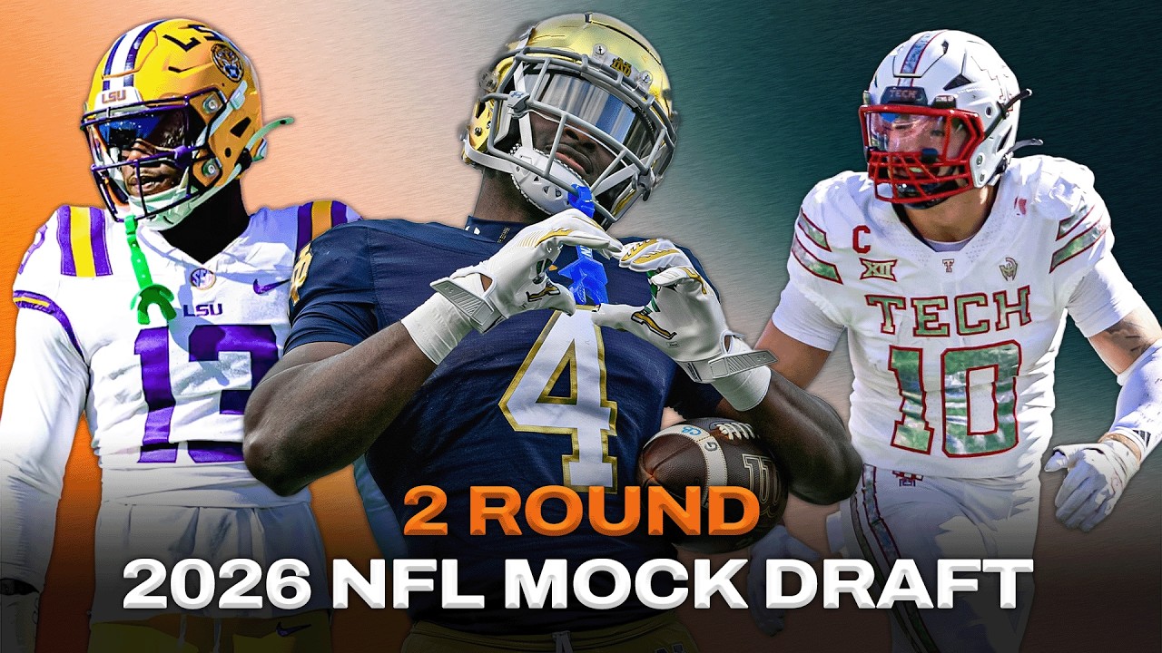 NEW 2026 2-Round Mock Draft!