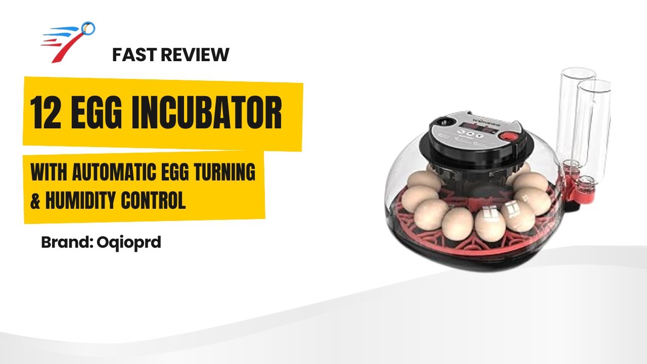 Oqioprd 12 Egg Incubator with Automatic Egg Turning | My Short Review & First Impressions