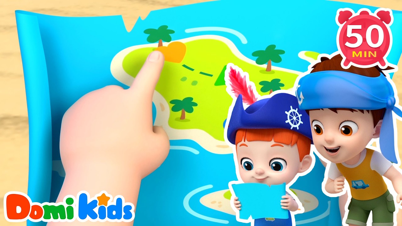 Thrilling Secret Treasure Quest💎 | Fun Exploration Song | Sing Along Domi Kids | Kids Songs