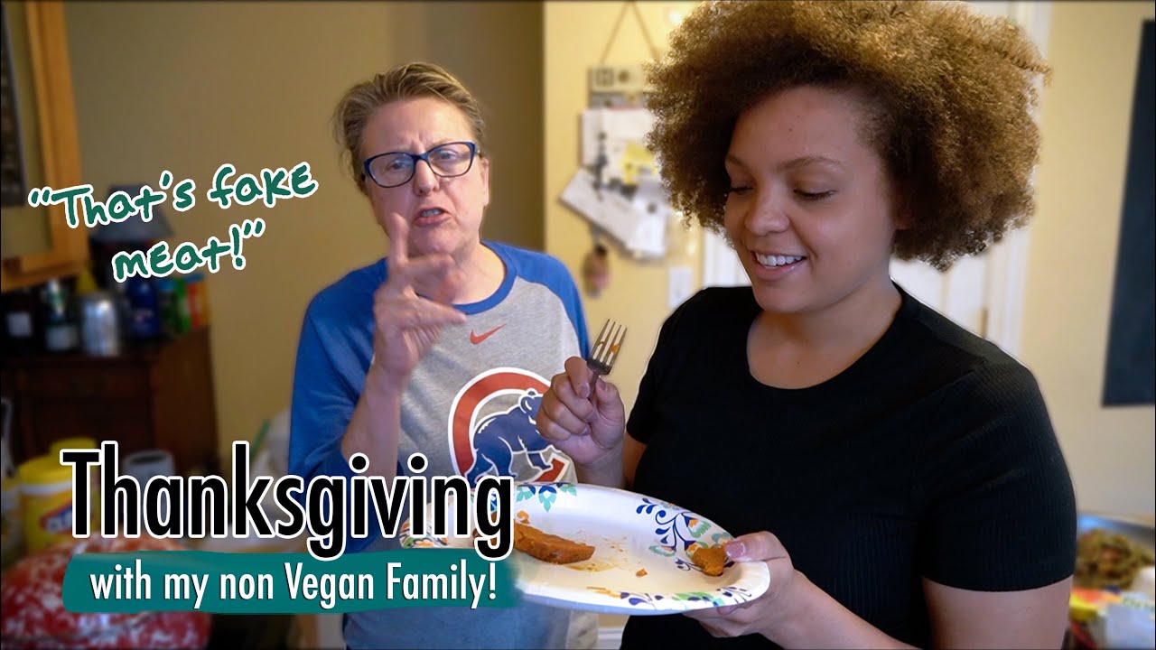 MY FIRST VEGAN THANKSGIVING! - What I Ate In A Day