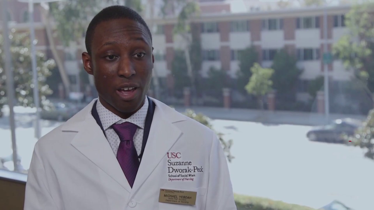Michael Yeboah, MSN student - Department of Nursing, USC Suzanne Dworak-Peck School of Social Work