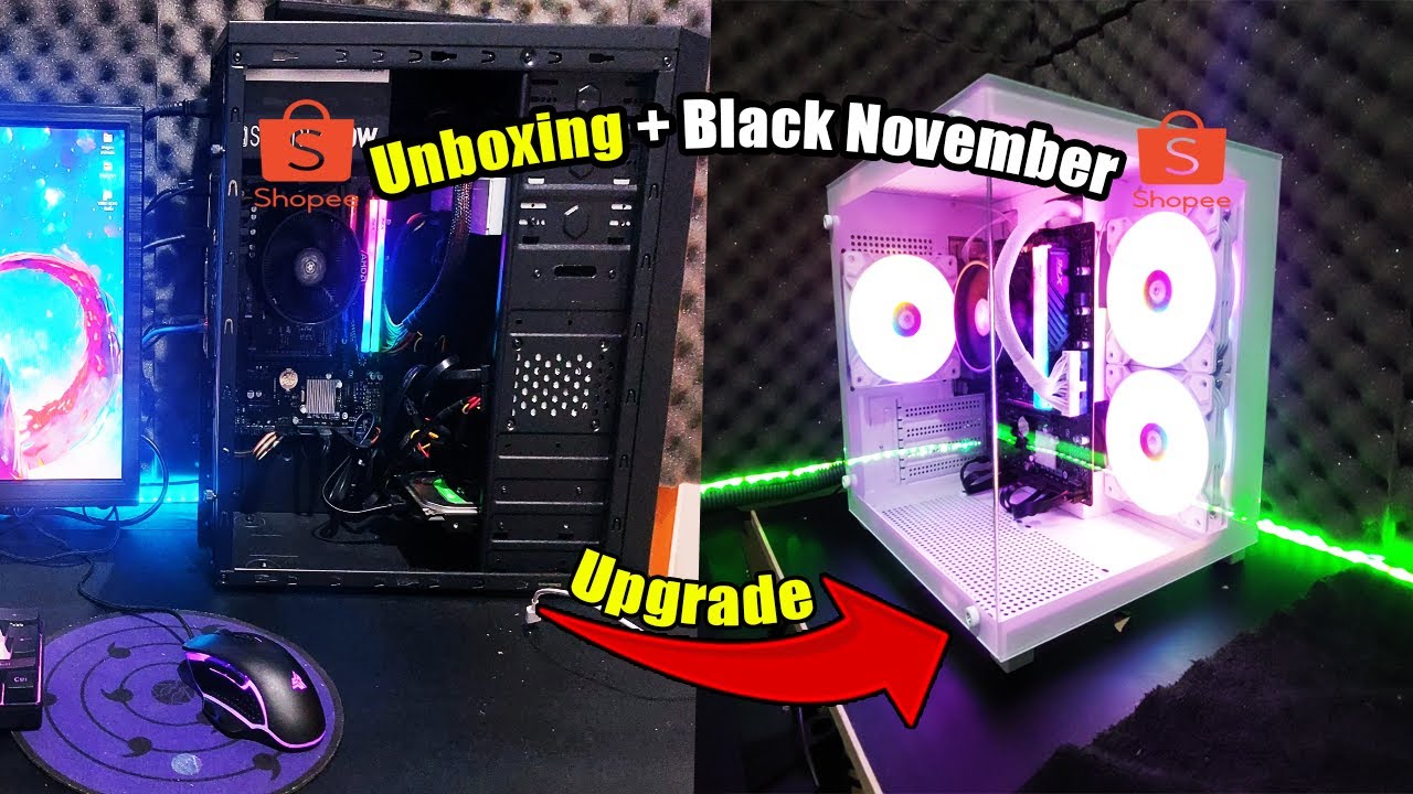 melhorei meu PC + unboxing (ficou lindo 🎮😍)