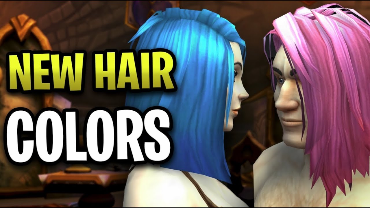 4 NEW Human Hair Colors Patch 10.0.7 - WoW Dragonflight