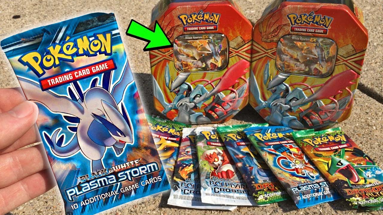 *SECRET RARE PULLED* in Black and White Pokemon Cards Tin Opening!