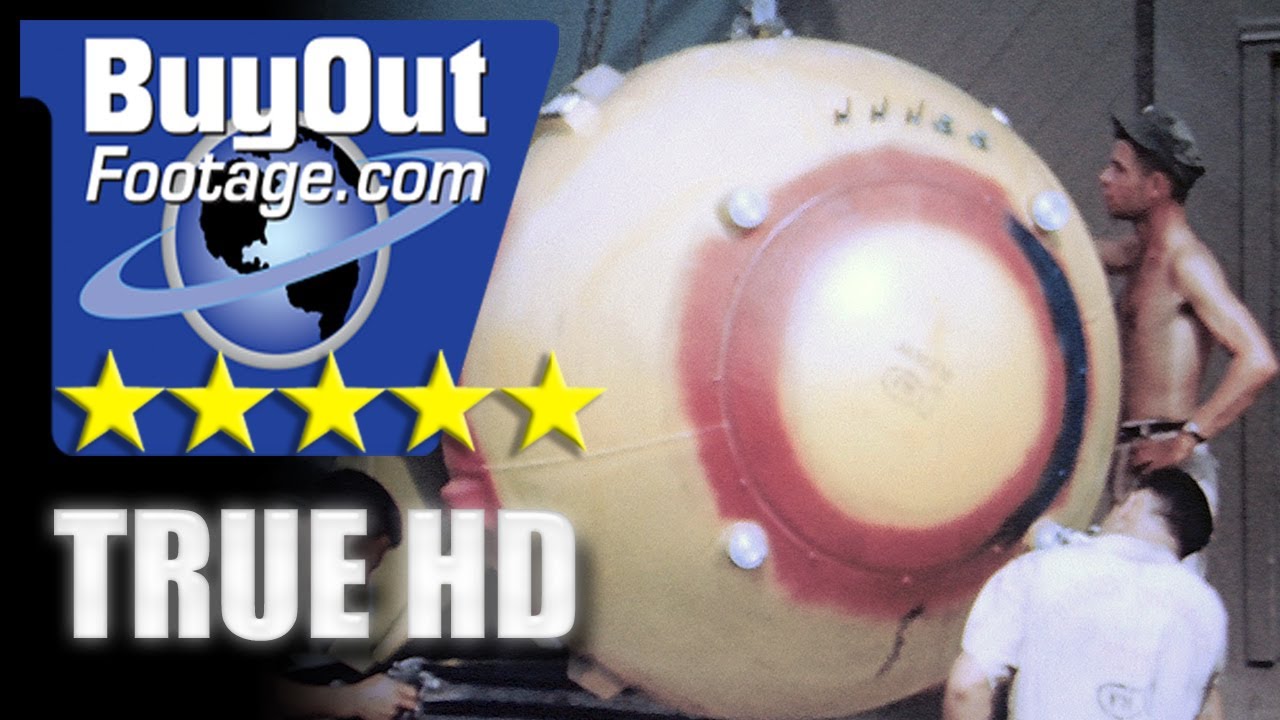 HD Historic Stock Footage ATOMIC BOMB 